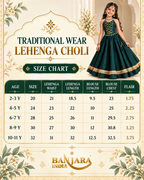 Banjara India Roman Silk Festive Wear Lehanga Choli Set (CC-SIYA-Green)