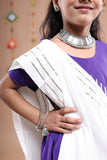 Banjara India Festive Wear Girls Lehenga Choli Set with Dupatta (CC-VERL) - Purple