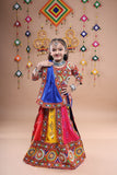 Banjara India Festive Wear Kutchwork Embroidered Girls Lehenga Choli Set with Dupatta (CC-KJKL) - Blue