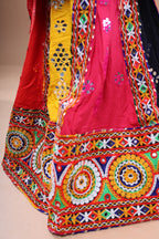 Banjara India Festive Wear Kutchwork Embroidered Girls Lehenga Choli Set with Dupatta (CC-KJKL) - Blue
