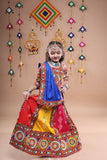 Banjara India Festive Wear Kutchwork Embroidered Girls Lehenga Choli Set with Dupatta (CC-KJKL) - Blue