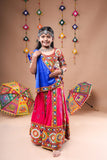 Banjara India Festive Wear Kutchwork Embroidered Girls Lehenga Choli Set with Dupatta (CC-SCKK) - Pink