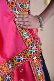 Banjara India Festive Wear Kutchwork Embroidered Girls Lehenga Choli Set with Dupatta (CC-KJKL) - Pink