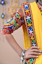 Banjara India Festive Wear Kutchwork Embroidered Girls Lehenga Choli Set with Dupatta (CC-CKKR) - Green