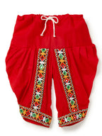 Banjara India Embroidered Kediya Dhoti Set For Boys and Girls_KD-CKS-Black