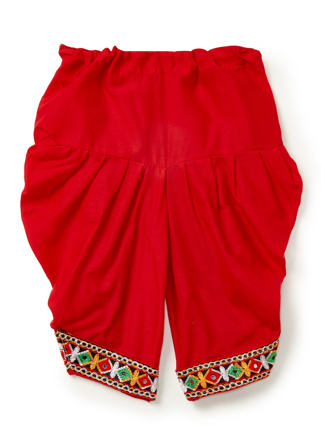 Banjara India Embroidered Kediya Dhoti Set For Boys and Girls_KD-CKS-Black