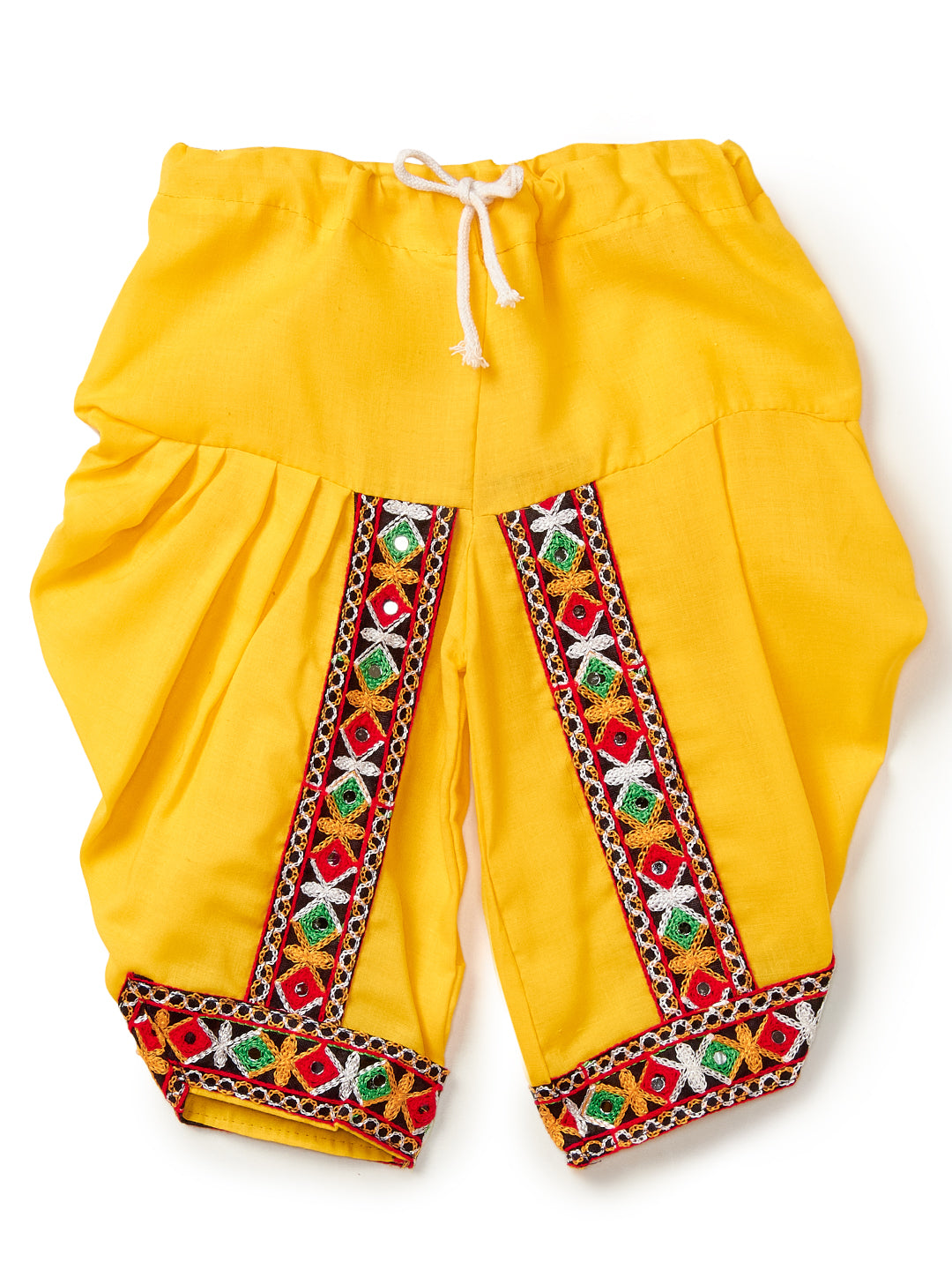 Banjara India Embroidered Kediya Dhoti Set For Boys and Girls_KD-CKS-Red