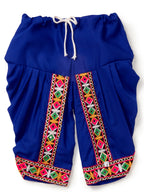 Banjara India Embroidered Kediya Dhoti Set For Boys and Girls_KD-CKS-WhiteBlue