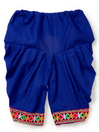 Banjara India Embroidered Kediya Dhoti Set For Boys and Girls_KD-CKS-WhiteBlue