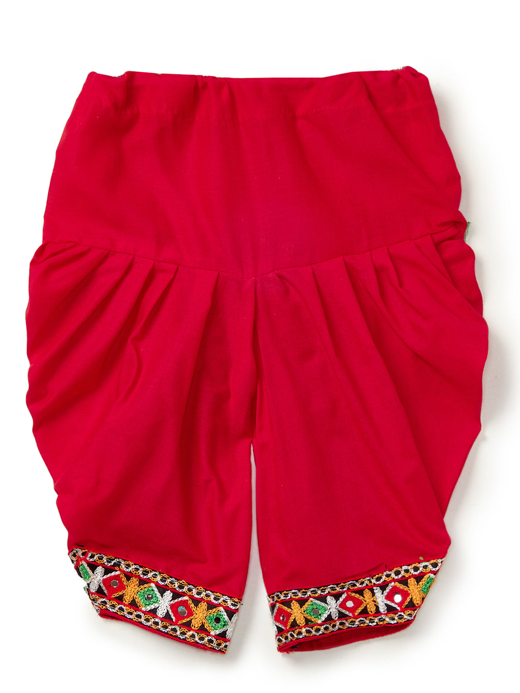 Banjara India Embroidered Kediya Dhoti Set For Boys and Girls_KD-CKS-WhiteRed