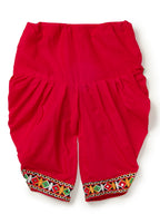Banjara India Embroidered Kediya Dhoti Set For Boys and Girls_KD-CKS-WhiteRed