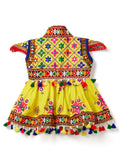 Banjara India Embroidered Kediya Dhoti Set For Boys and Girls_KD-CKS-Yellow