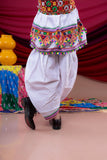 Banjara India Embroidered Kediya Dhoti Set For Boys KD-SELF_White