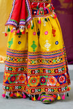 Banjara India Kutchi Emboidered Yellow Girls Lehenga Choli with Dupatta (CC-BTTA) - Yellow