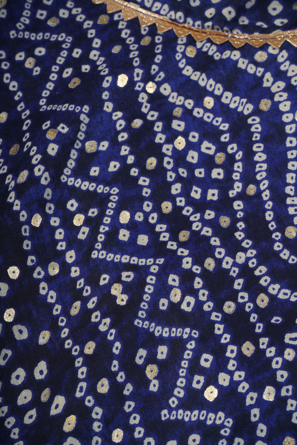 Banjara India Kutchi Emboidered Yellow Girls Chaniya Choli with Dupatta (CC-BANDHEJ) - Blue