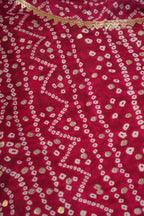 Banjara India Kutchi EmboidePink Yellow Girls Chaniya Choli with Dupatta (CC-BANDHEJ) - Pink