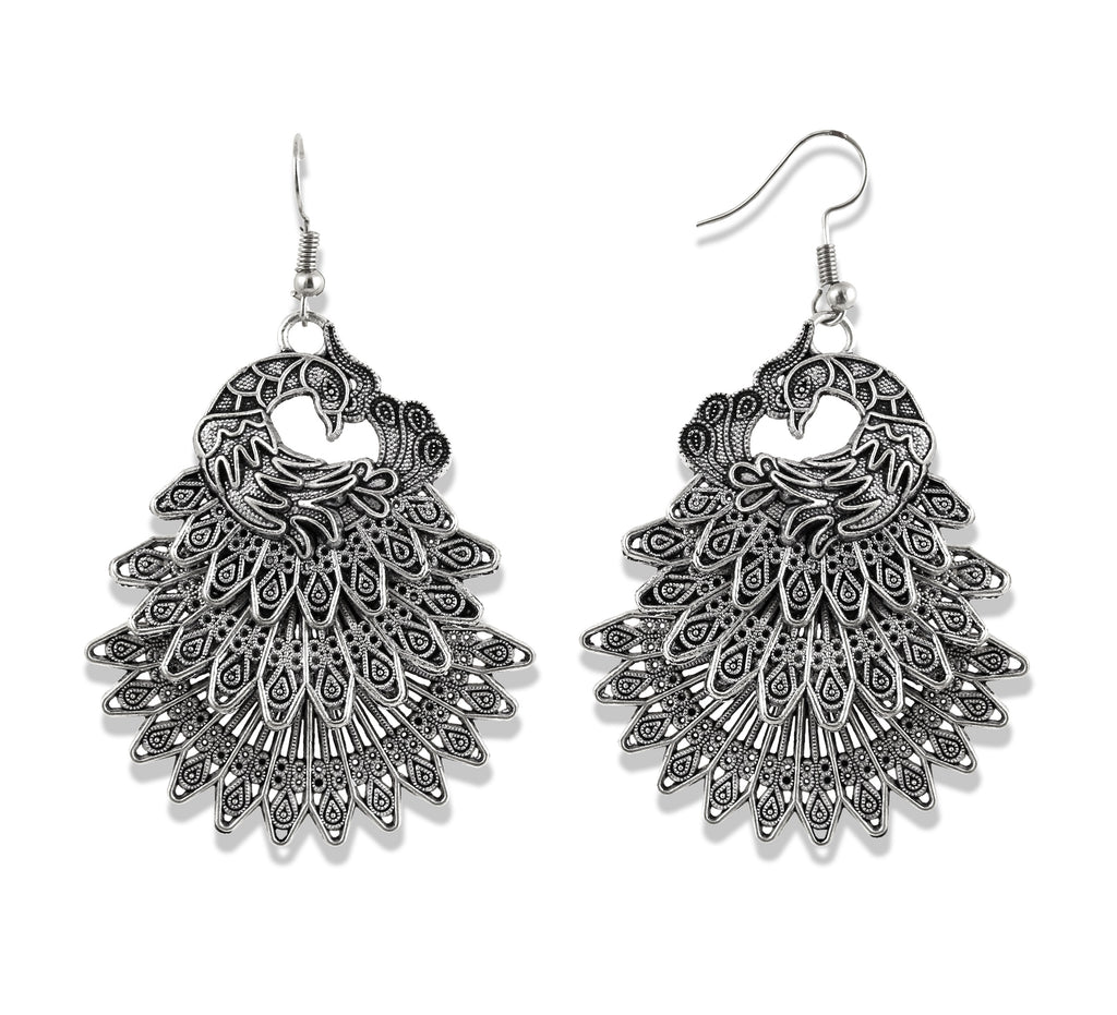 Charms German Oxidised Silver Plated Jewellery Set for Women/Girls (NECK-26)