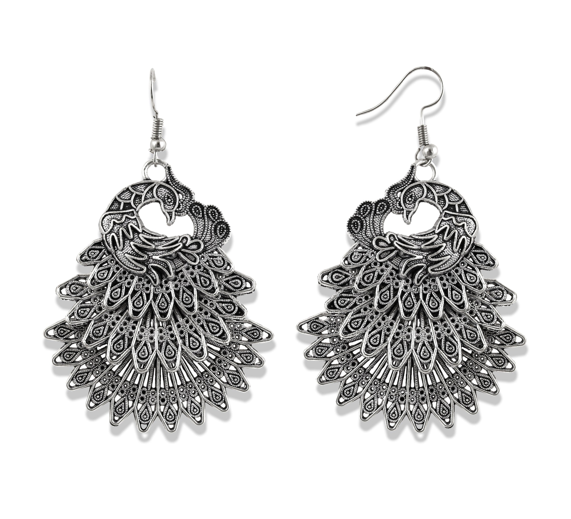 Charms German Oxidised Silver Plated Jewellery Set for Women/Girls (NECK-26)