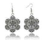 Charms Silver Oxidised Jewellery Set with Earrings for Women/Girls (NECK-28)
