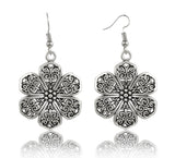 Charms Silver Oxidised Jewellery Set with Earrings for Women/Girls (NECK-27)