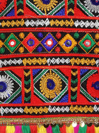 Banjara India Kutchi Emboidered Black Girls Chaniya Choli with Dupatta (CC-DMND) - Pink