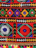 Banjara India Kutchi Emboidered Black Girls Chaniya Choli with Dupatta (CC-DMND) - White