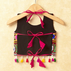 Banjara India Kutchi Emboidered Blue Girls Chaniya Choli with Dupatta (CC-DROP) - PINK