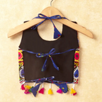 Banjara India Kutchi Emboidered Red Girls Chaniya Choli with Dupatta (CC-POP) - Blue