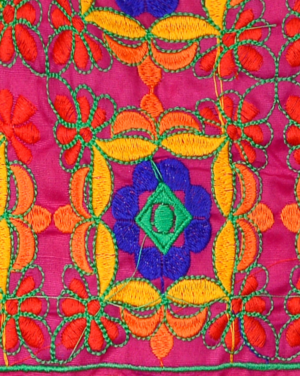 Bricks Embroidered Kids Ethnic Jacket - Pink