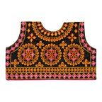 Chakkar Kids Embroidered Ethnic Jacket - Black