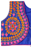 Chakkar Kids Embroidered Ethnic Jacket - Blue