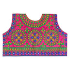 Chakkar Kids Embroidered Ethnic Jacket - Pink