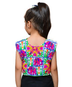 White Haathi Embroidered Jacket For Kids