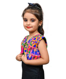 Pink Haathi Embroidered Jacket For Kids