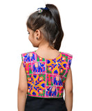 Pink Haathi Embroidered Jacket For Kids