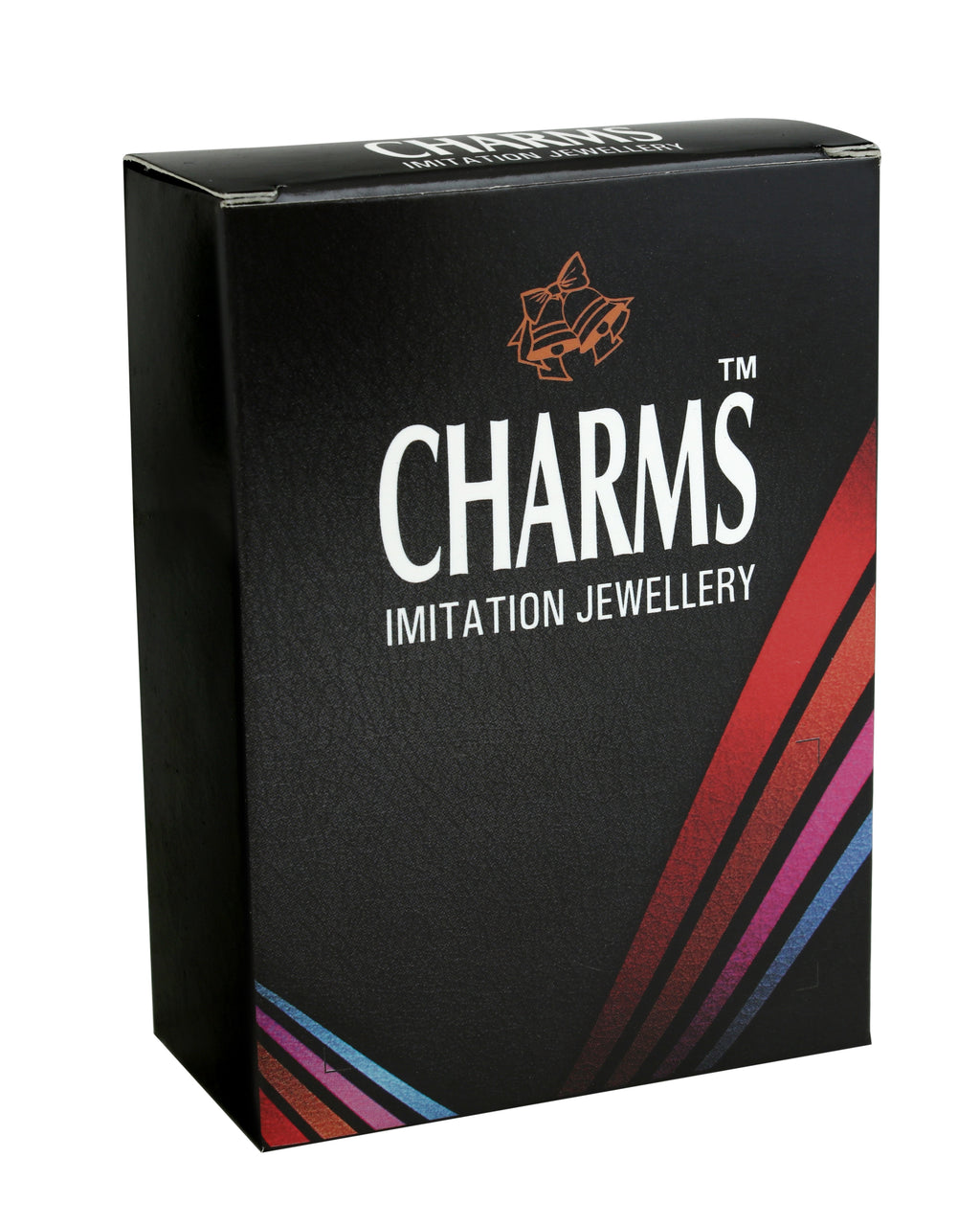 Charms Silver Oxidised Jewellery Set with Earrings for Women/Girls (NECK-28)