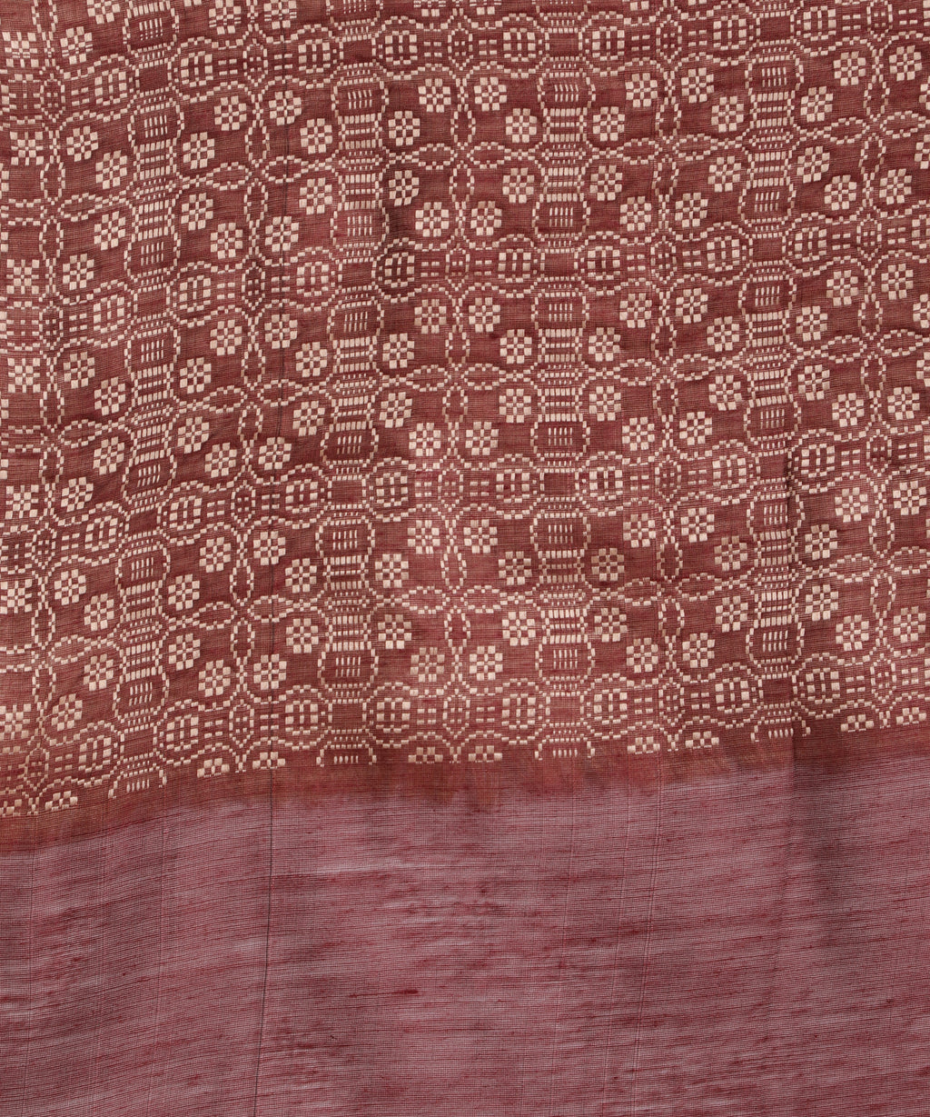 Banjara India Women's Banarasi Woven Dupatta-Maroon