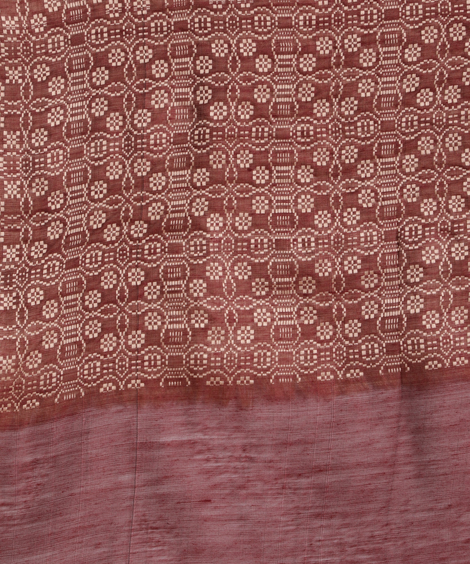 Banjara India Women's Banarasi Woven Dupatta-Maroon