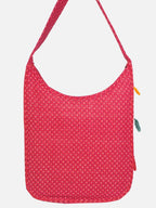 Banjara India Elephant Design Kutchi Mirrorwork Hand Embroidered Shoulder Bag (BAG-RedOrange)