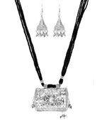 Black Tassle Pendant-Set 3-J014
