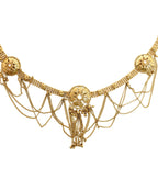 Golden Maang Tikka-J016