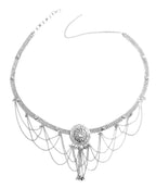Silver Maang Tikka-J017