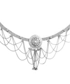 Silver Maang Tikka-J017