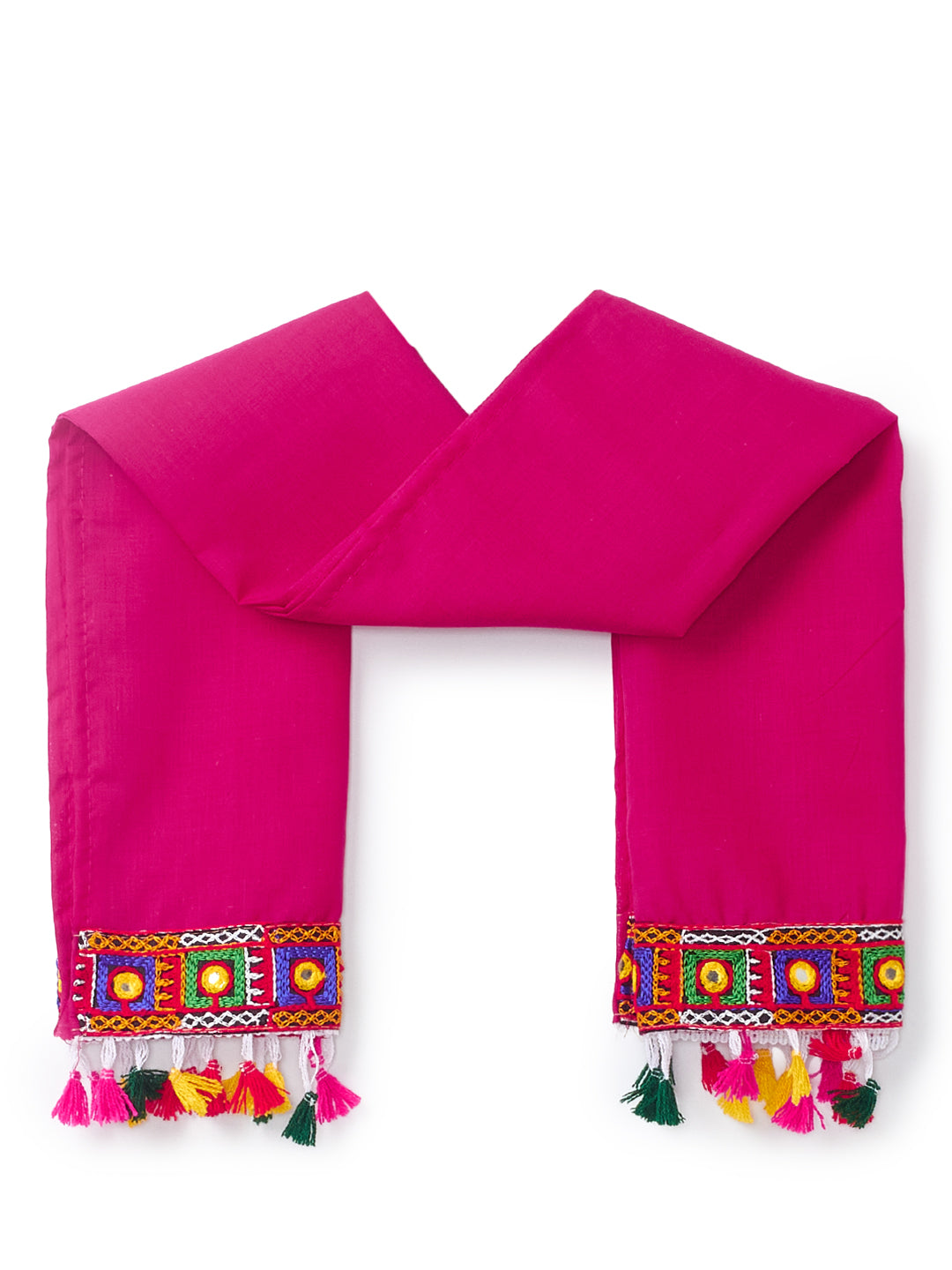 Banjara India Kutchi Emboidered Black Girls Chaniya Choli with Dupatta (CC-BWR) - Blue