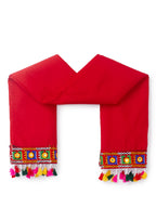 Banjara India Kutchi Emboidered Black Girls Chaniya Choli with Dupatta (CC-BWR) - Yellow