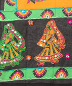 Banjara India Cotton Long Flair Aari Embroidery Kutch Work (Lehenga Choli) Chaniya Choli Set with Dupatta-(CC-DHINGALI-01)