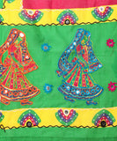 Banjara India Cotton Long Flair Aari Embroidery Kutch Work (Lehenga Choli) Chaniya Choli Set with Dupatta -(CC-DHINGALI-02)