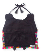 Banjara India Kutchi Emboidered Black Girls Chaniya Choli with Dupatta (CC-DMND) - White