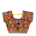 Kutchi Embroidered Cotton Chaniya Choli Set For Girls (CC-GOL) - Yellow