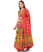 Banjara India Cotton Long Flair Aari Embroidery Kutch Work